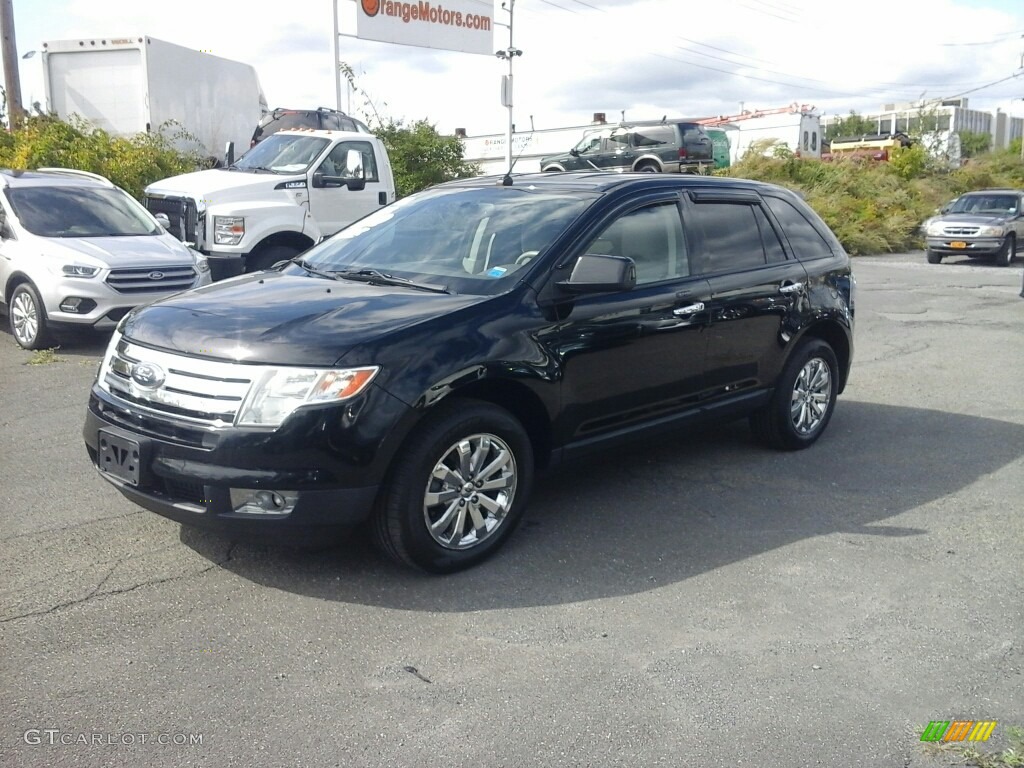 2008 Edge SEL AWD - Black / Charcoal photo #3