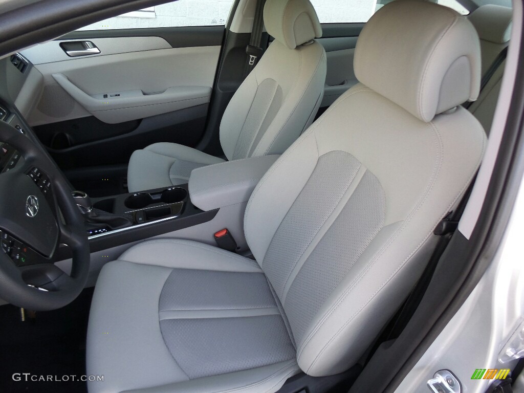 Gray Interior 2017 Hyundai Sonata SE Photo #116026068