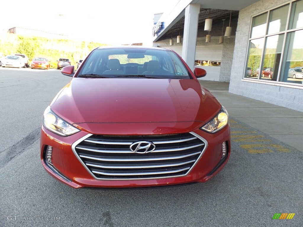 2017 Elantra SE - Red / Beige photo #5