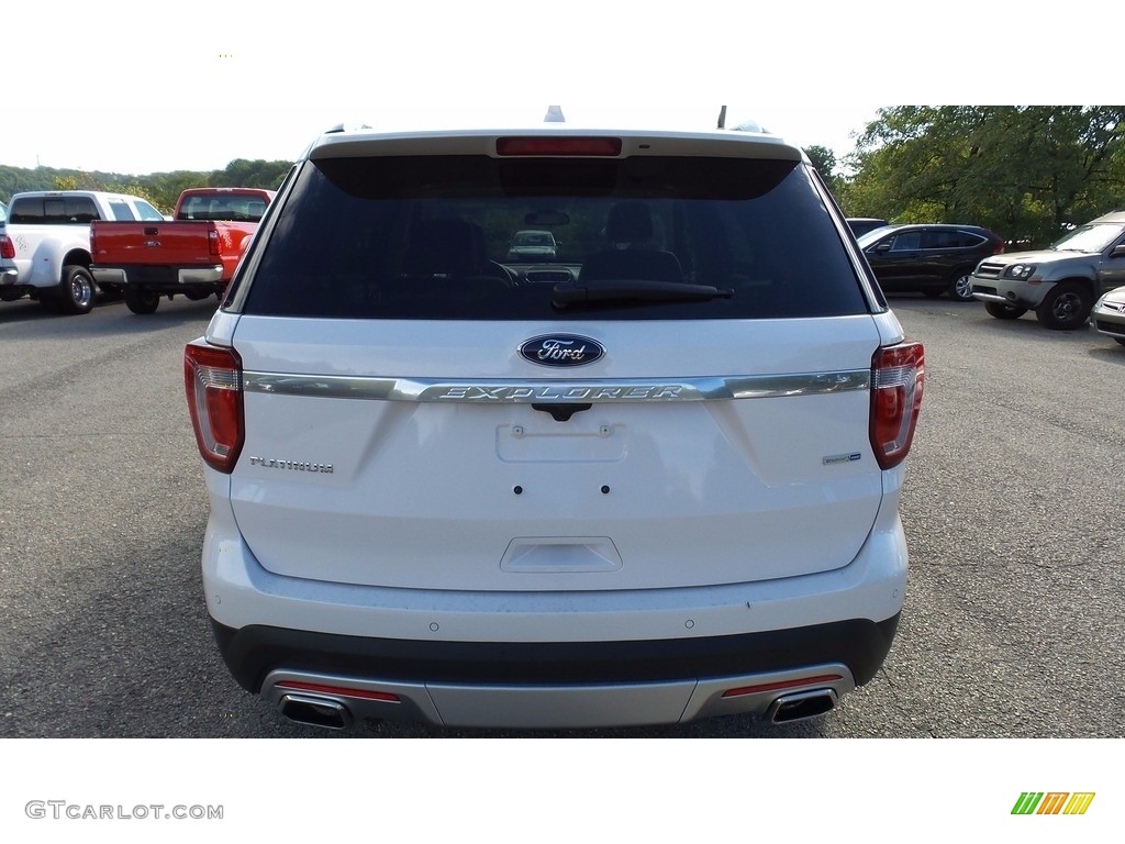 2017 Explorer Platinum 4WD - Oxford White / Medium Soft Ceramic photo #9