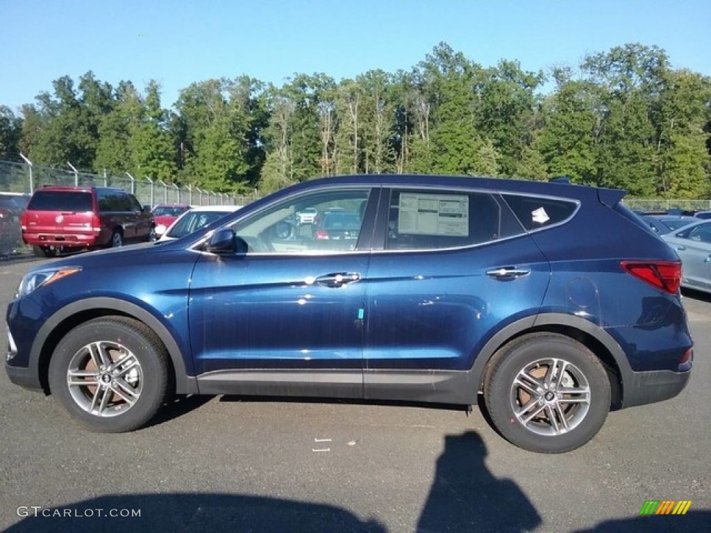 Nightfall Blue 2017 Hyundai Santa Fe Sport AWD Exterior Photo #116028159