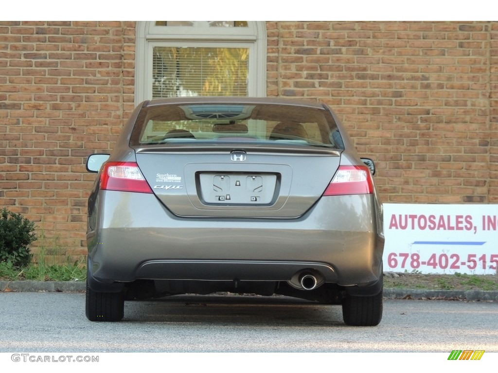 2006 Civic EX Coupe - Galaxy Gray Metallic / Gray photo #29