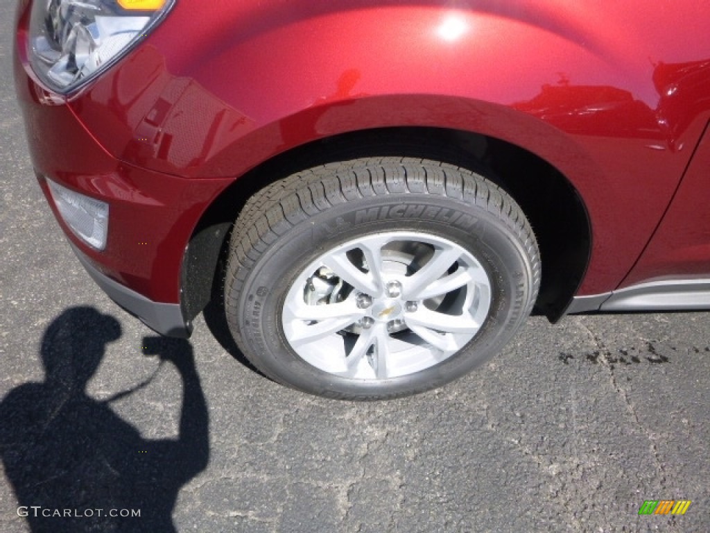 2017 Equinox LT AWD - Siren Red Tintcoat / Jet Black photo #2
