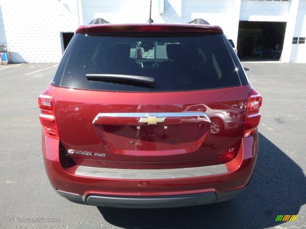 2017 Equinox LT AWD - Siren Red Tintcoat / Jet Black photo #6