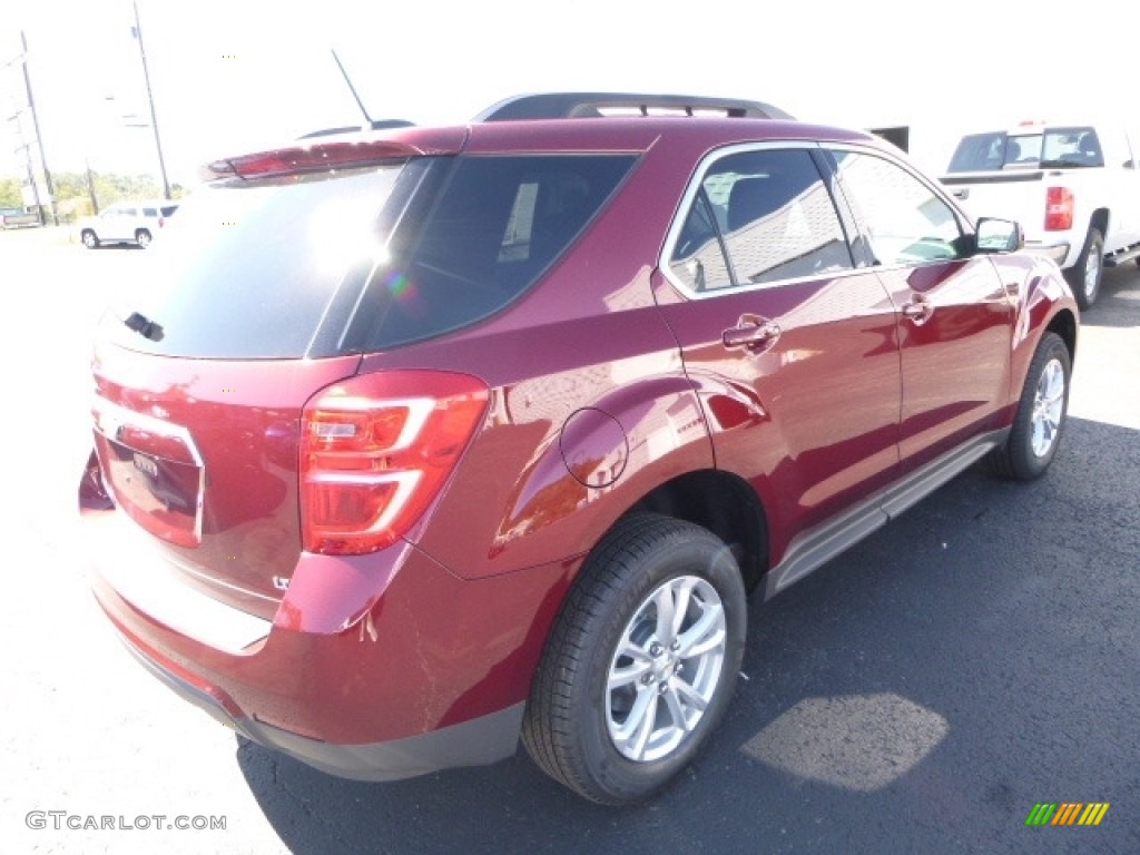 2017 Equinox LT AWD - Siren Red Tintcoat / Jet Black photo #7