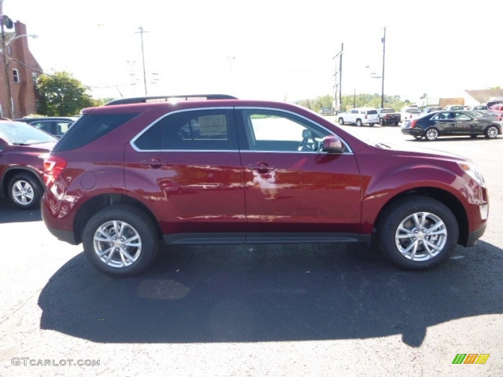 2017 Equinox LT AWD - Siren Red Tintcoat / Jet Black photo #8