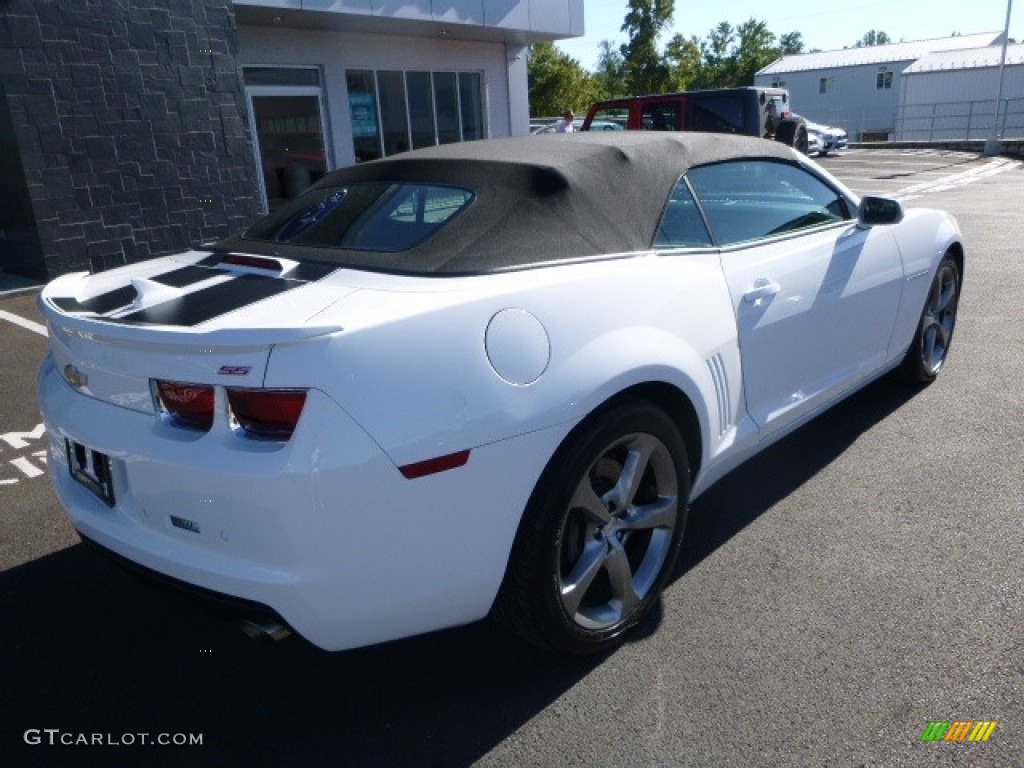 2013 Camaro SS Convertible - Summit White / Black photo #7