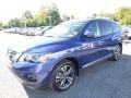 Caspian Blue 2017 Nissan Pathfinder Platinum 4x4 Exterior