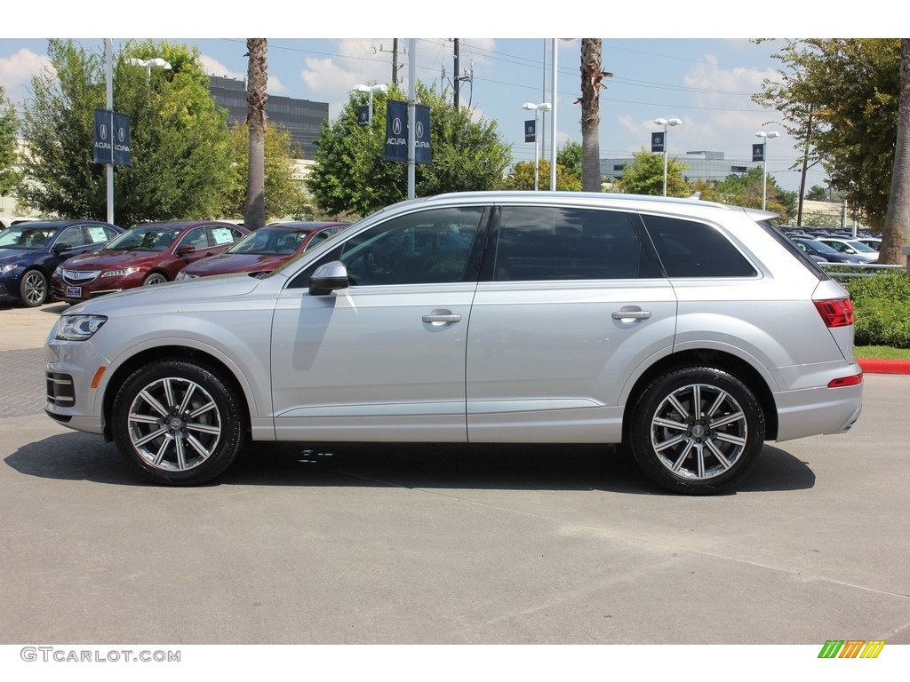 Florett Silver Metallic 2017 Audi Q7 3.0T quattro Premium Plus Exterior Photo #116031021