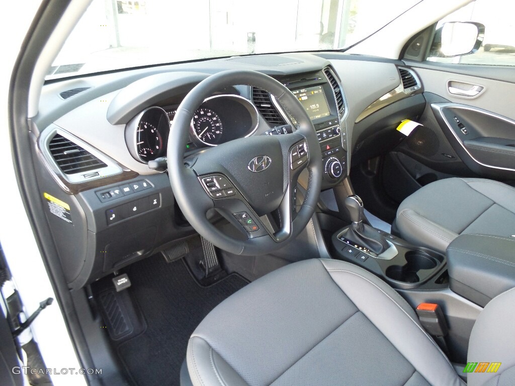 Gray Interior 2017 Hyundai Santa Fe Sport 2.0T Ulitimate AWD Photo #116031996