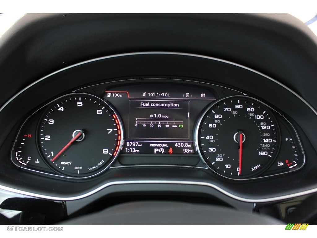 2017 Audi Q7 3.0T quattro Premium Plus Gauges Photo #116032071