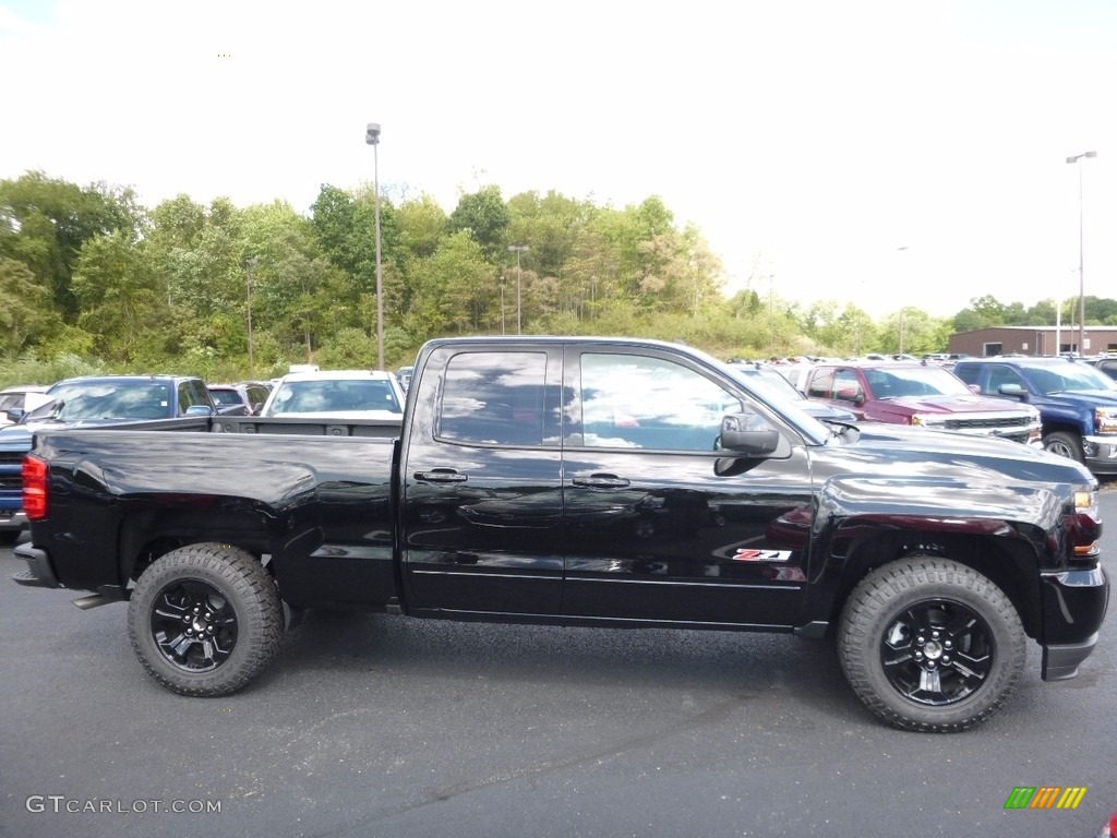 2017 Silverado 1500 LT Double Cab 4x4 - Black / Jet Black photo #4