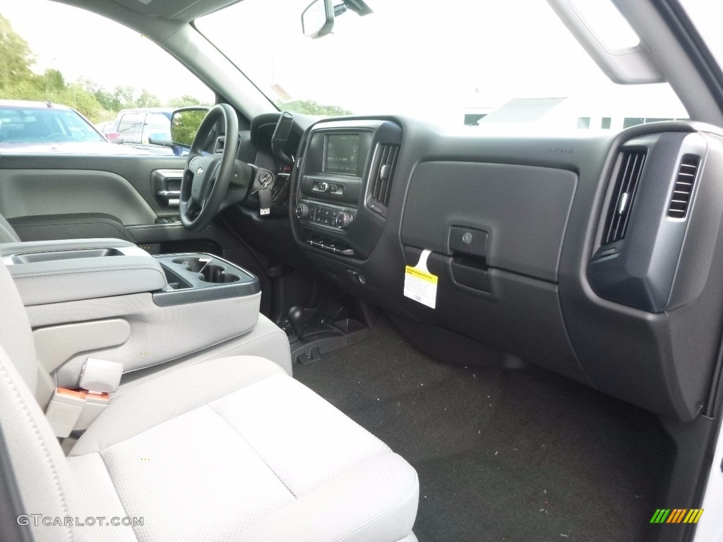 2017 Silverado 1500 Custom Double Cab 4x4 - Summit White / Dark Ash/Jet Black photo #5