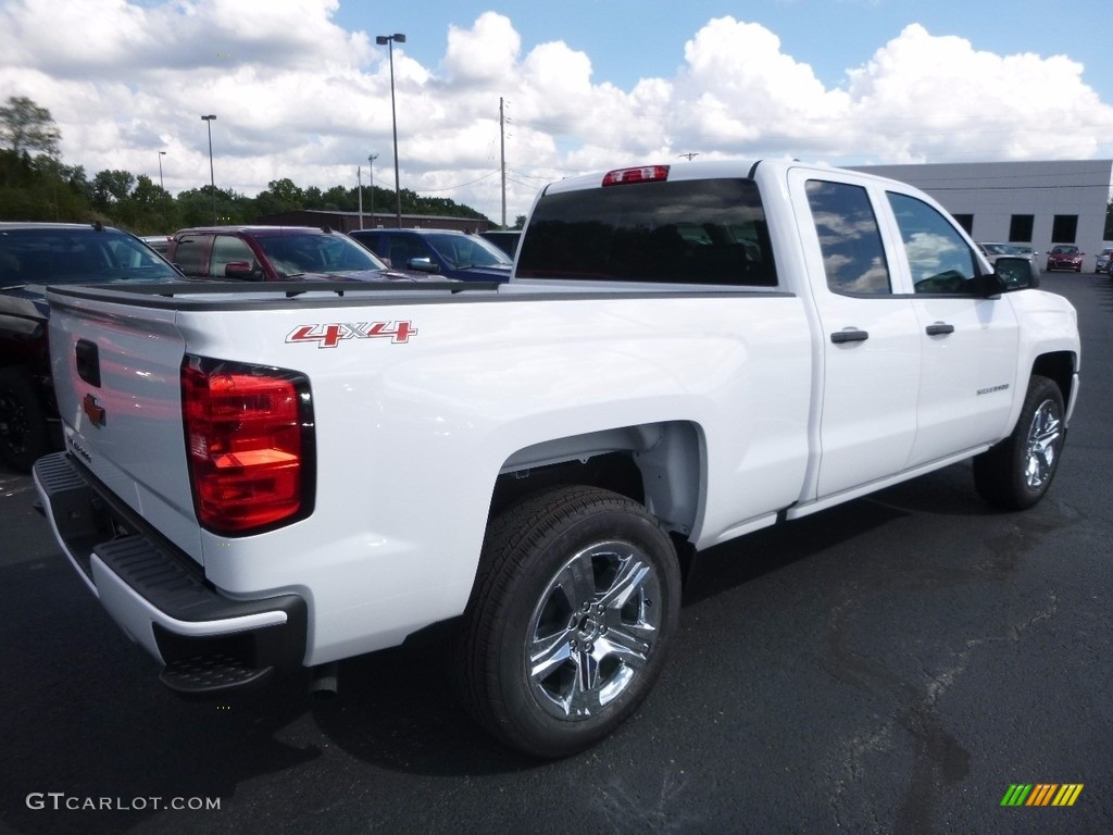 2017 Silverado 1500 Custom Double Cab 4x4 - Summit White / Dark Ash/Jet Black photo #6