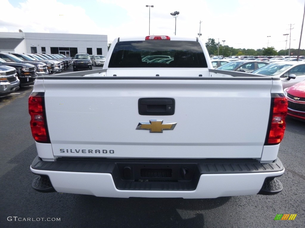 2017 Silverado 1500 Custom Double Cab 4x4 - Summit White / Dark Ash/Jet Black photo #7