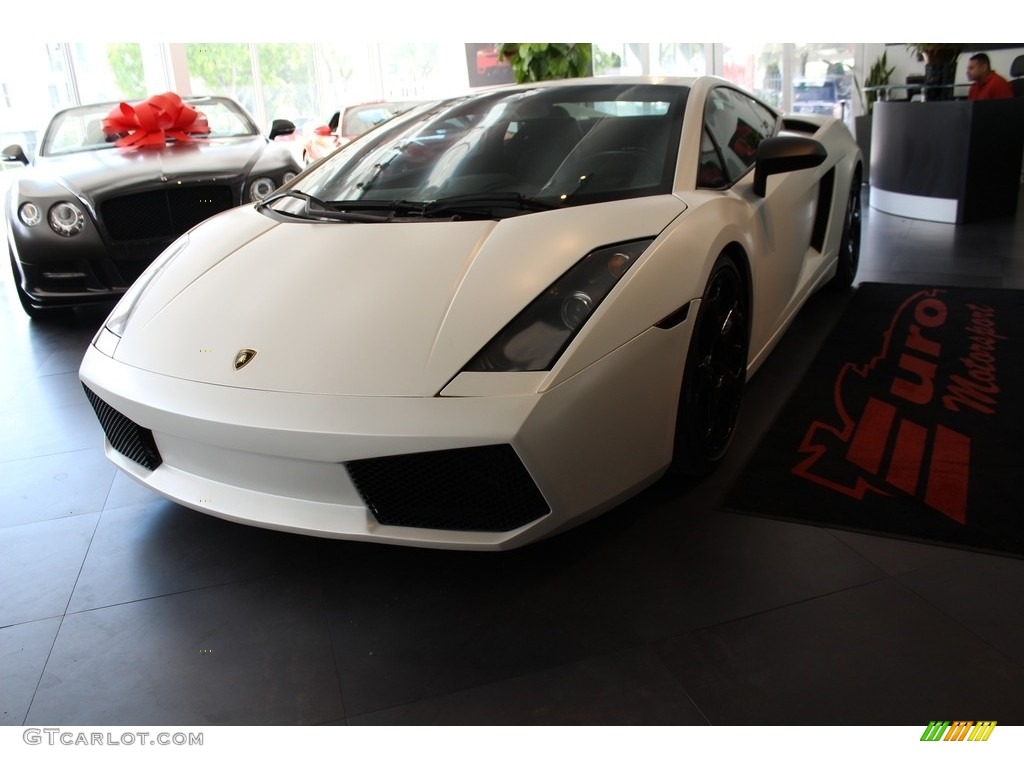 2004 Gallardo Coupe - Balloon White / Nero Perseus photo #14