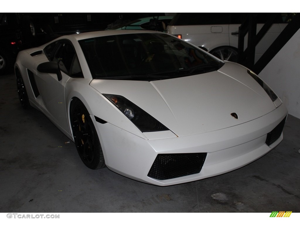 Balloon White 2004 Lamborghini Gallardo Coupe Exterior Photo #116033751