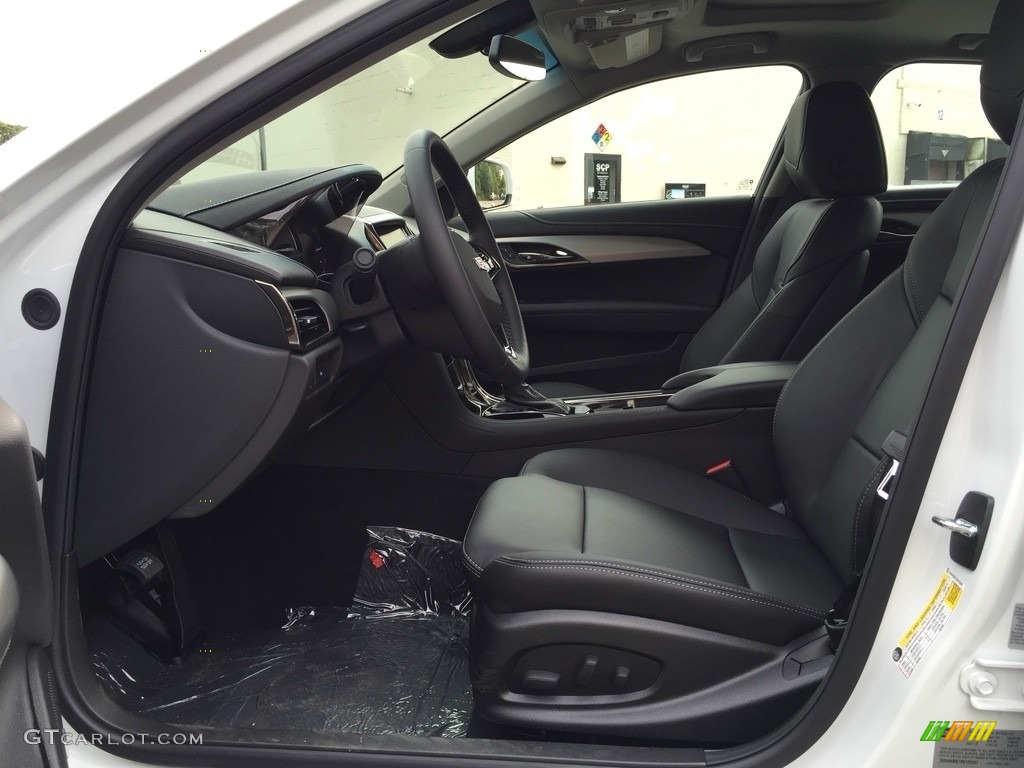 Jet Black Interior 2017 Cadillac ATS Luxury AWD Photo #116036235
