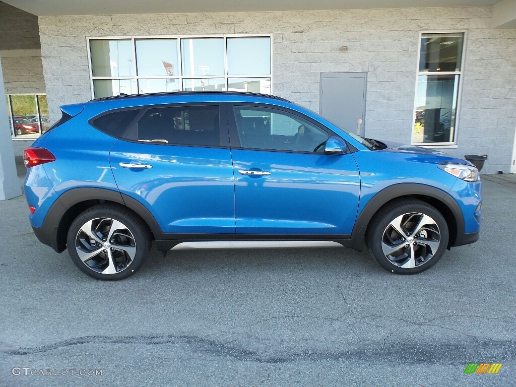 Caribbean Blue 2017 Hyundai Tucson Limited AWD Exterior Photo #116036385