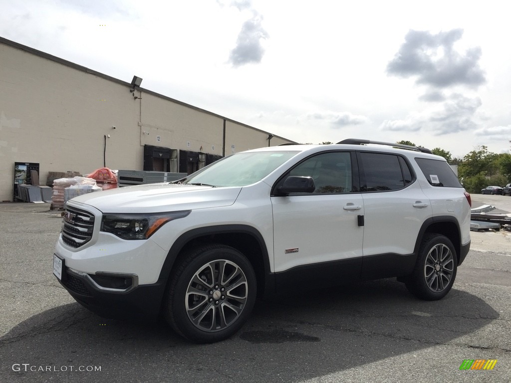 2017 Acadia All Terrain SLT AWD - White Frost Tricoat / Jet Black/Kalahari photo #1