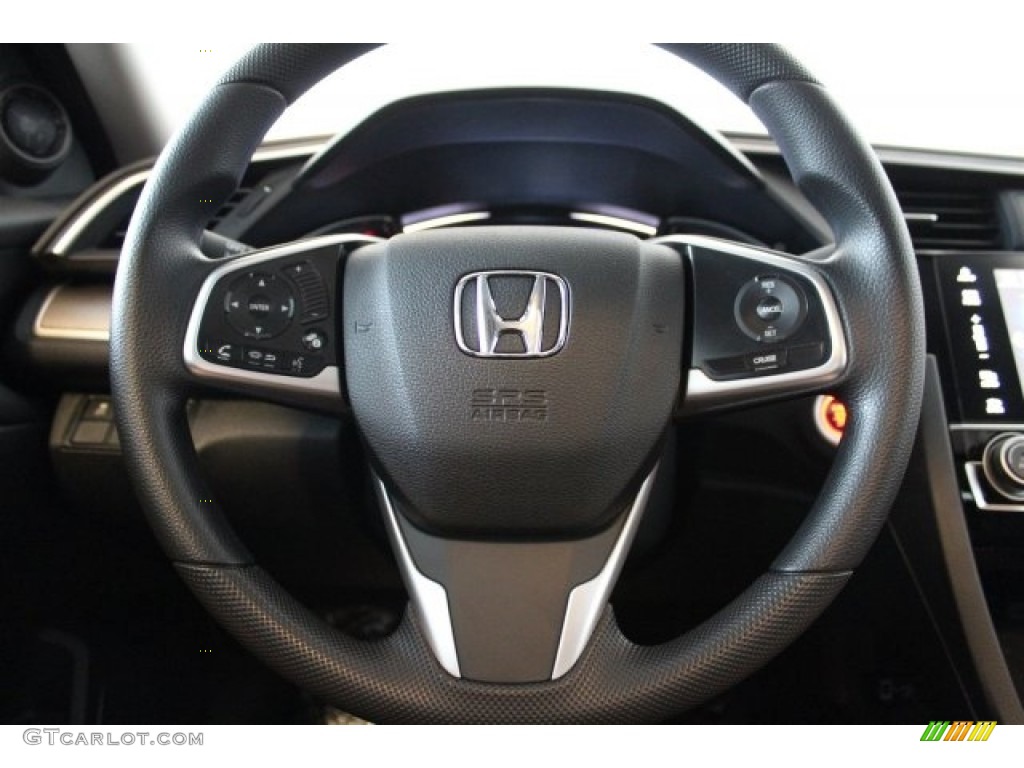 2016 Civic EX Sedan - Modern Steel Metallic / Black photo #11