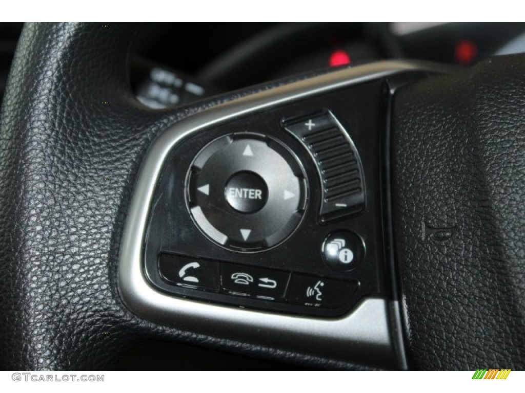 2016 Civic EX Sedan - Modern Steel Metallic / Black photo #12