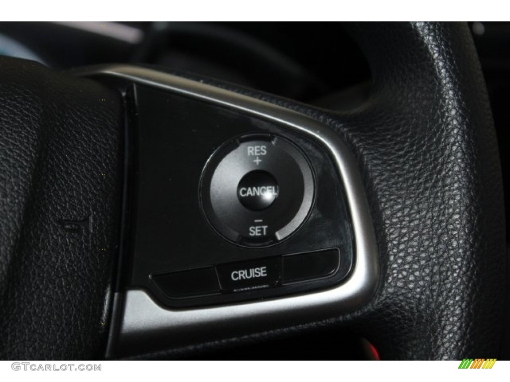 2016 Civic EX Sedan - Modern Steel Metallic / Black photo #13