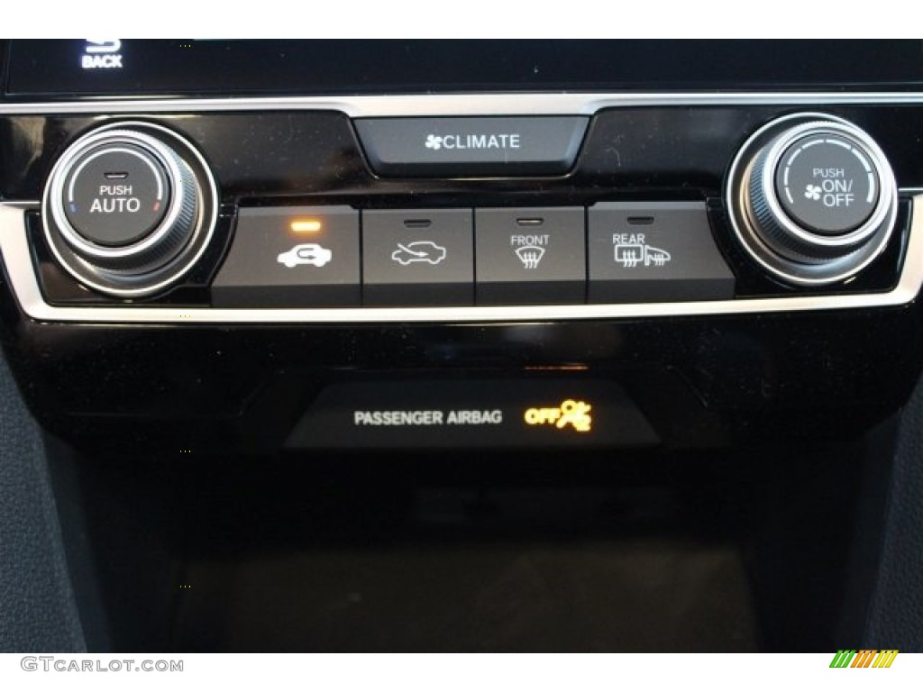 2016 Civic EX Sedan - Modern Steel Metallic / Black photo #18