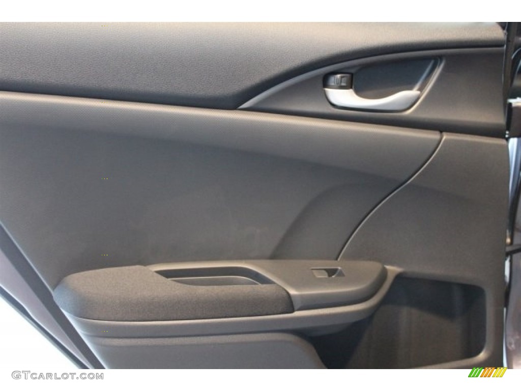 2016 Civic EX Sedan - Modern Steel Metallic / Black photo #25