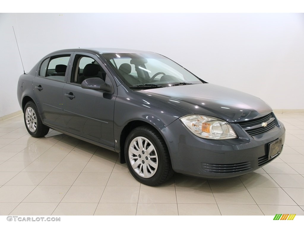 2009 Cobalt LT Sedan - Slate Metallic / Ebony photo #1