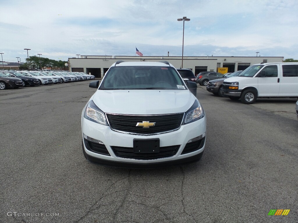 2017 Traverse LS AWD - Summit White / Dark Titanium/Light Titanium photo #2
