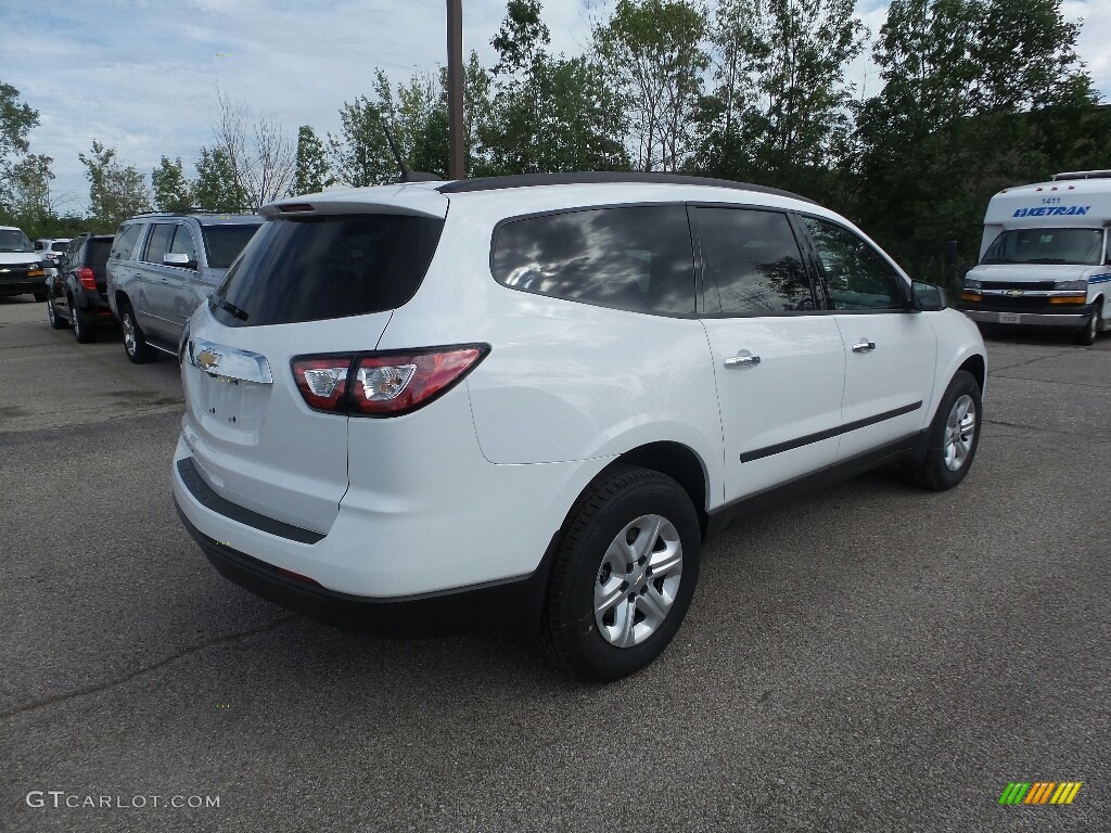 2017 Traverse LS AWD - Summit White / Dark Titanium/Light Titanium photo #4