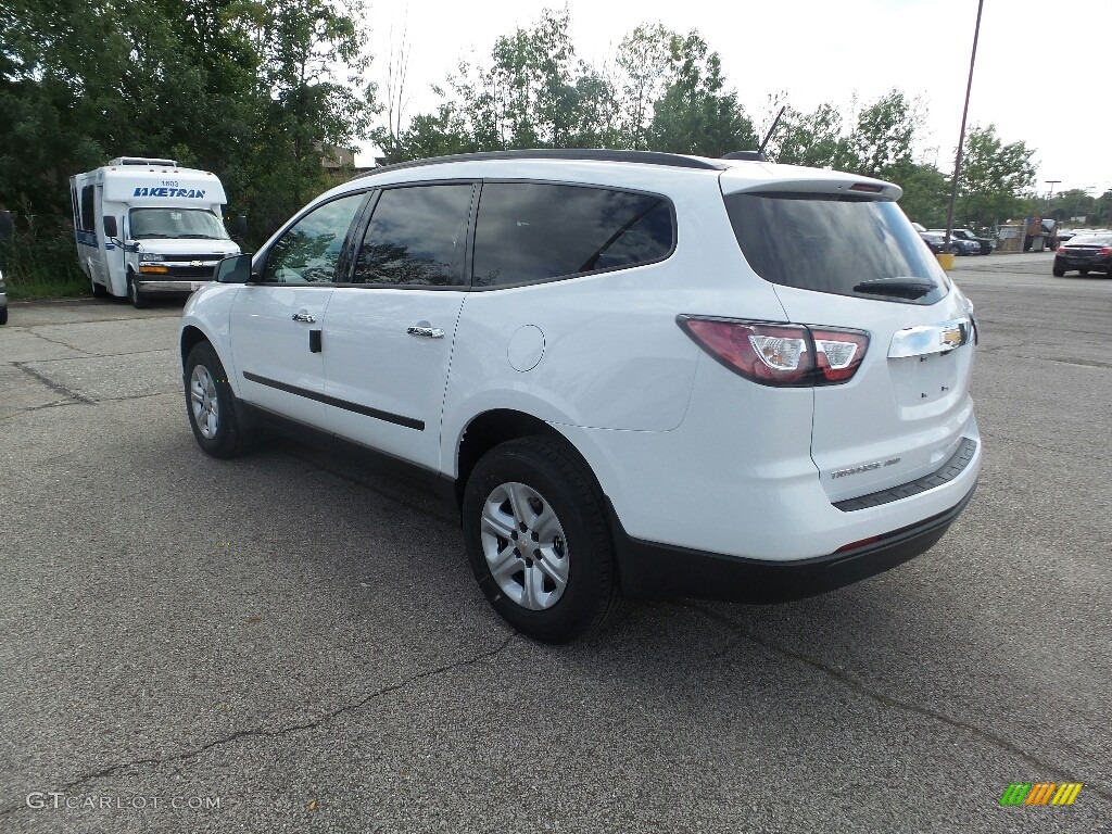2017 Traverse LS AWD - Summit White / Dark Titanium/Light Titanium photo #5