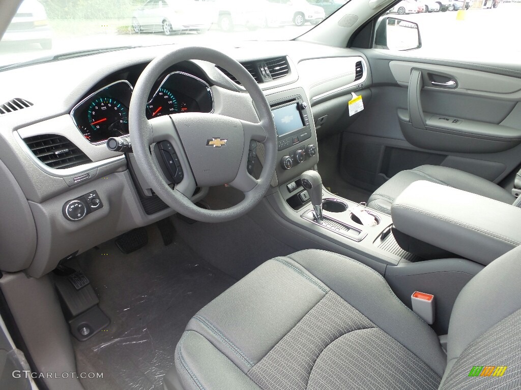 2017 Traverse LS AWD - Summit White / Dark Titanium/Light Titanium photo #6