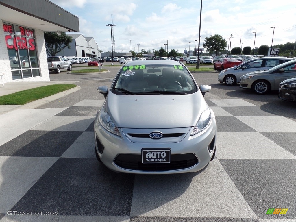 2013 Fiesta SE Hatchback - Ingot Silver / Charcoal Black/Light Stone photo #2