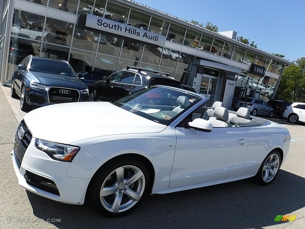 2016 Ibis White Audi A5 Premium Plus quattro Convertible 116020844 Photo 37