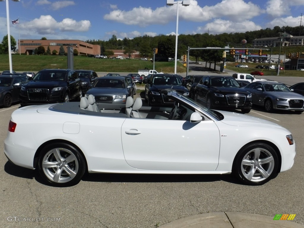 Ibis White 2016 Audi A5 Premium Plus quattro Convertible Exterior Photo #116041963