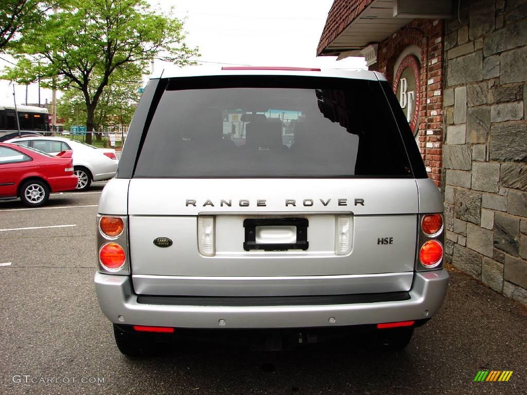2003 Range Rover HSE - Zambezi Silver Metallic / Charcoal/Jet Black photo #7