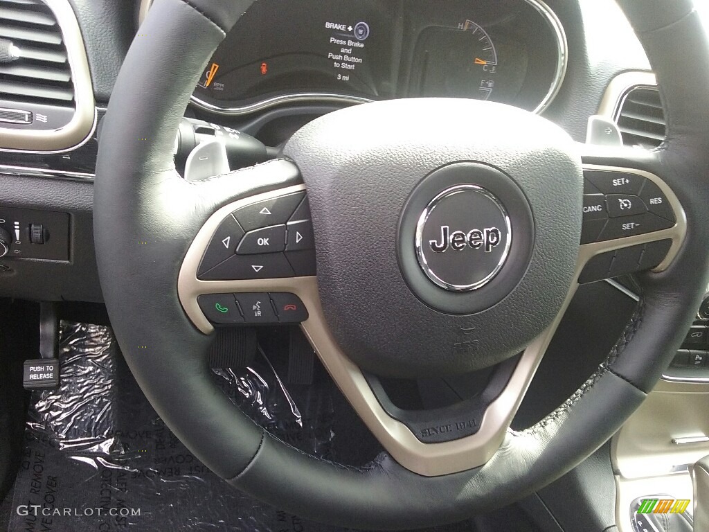 2017 Grand Cherokee Limited 75th Annivesary Edition 4x4 - Diamond Black Crystal Pearl / Black photo #5