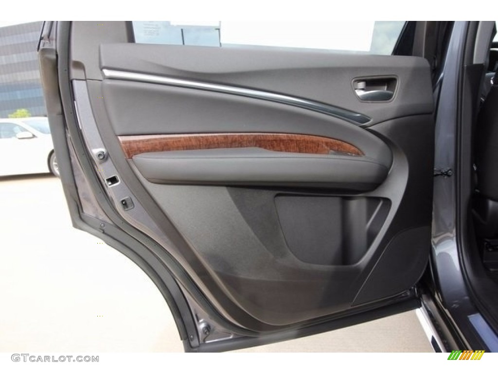 2017 Acura MDX Standard MDX Model Ebony Door Panel Photo #116044263
