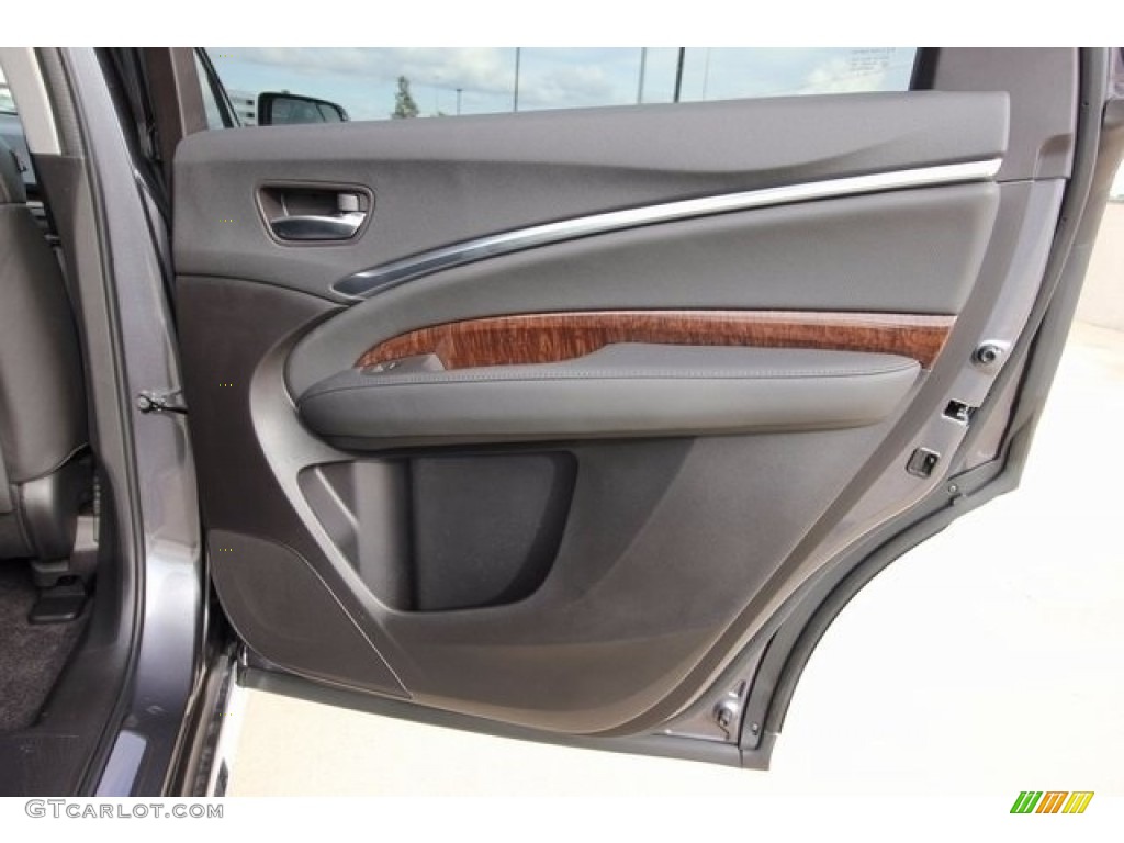 2017 Acura MDX Standard MDX Model Ebony Door Panel Photo #116044335