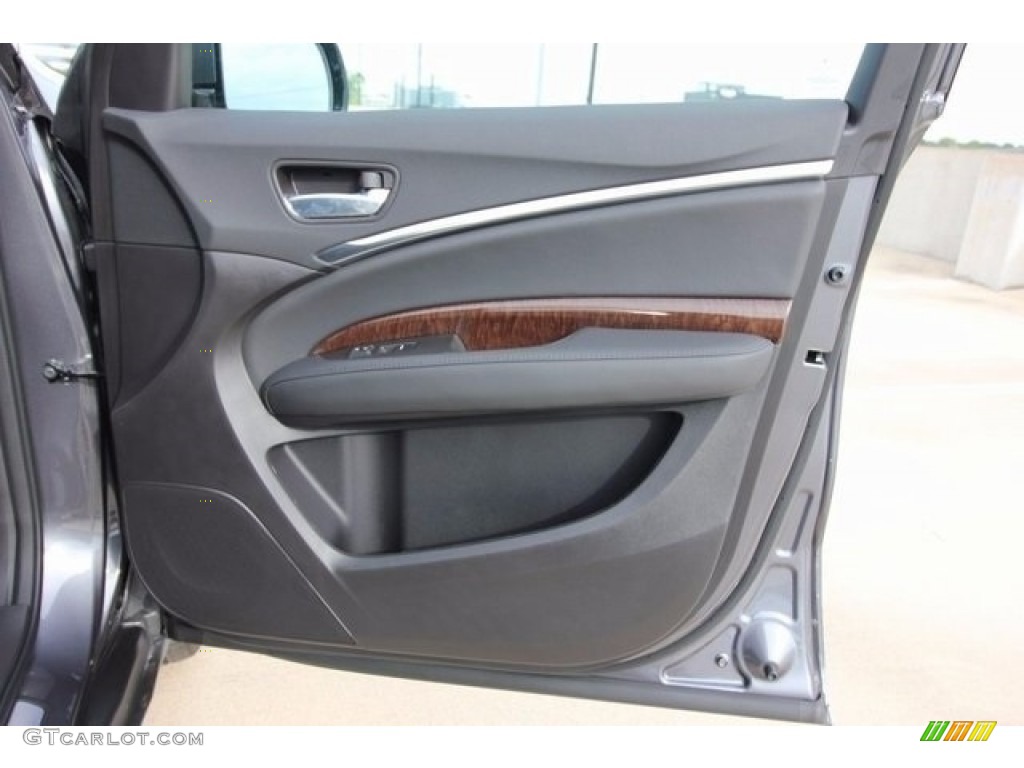 2017 Acura MDX Standard MDX Model Ebony Door Panel Photo #116044377