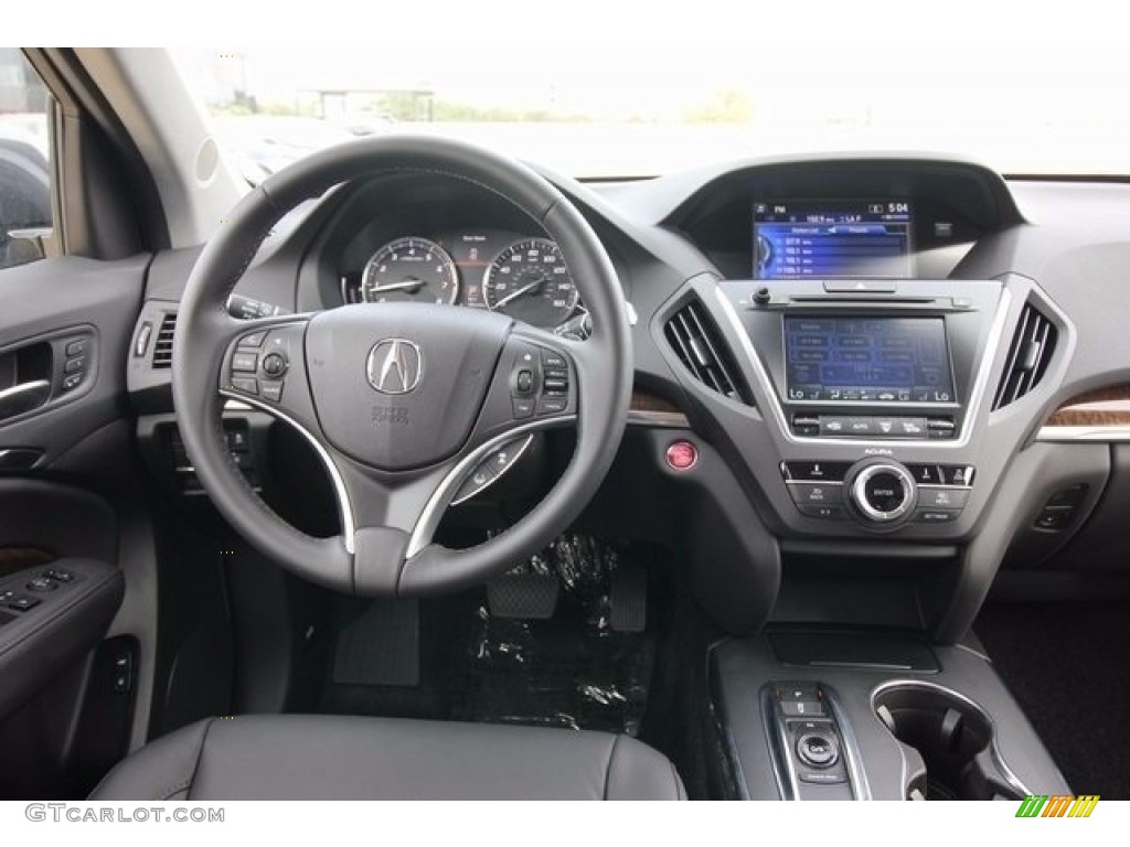2017 Acura MDX Standard MDX Model Ebony Dashboard Photo #116044431