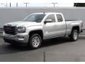 Quicksilver Metallic 2017 GMC Sierra 1500 SLE Double Cab 4WD Exterior