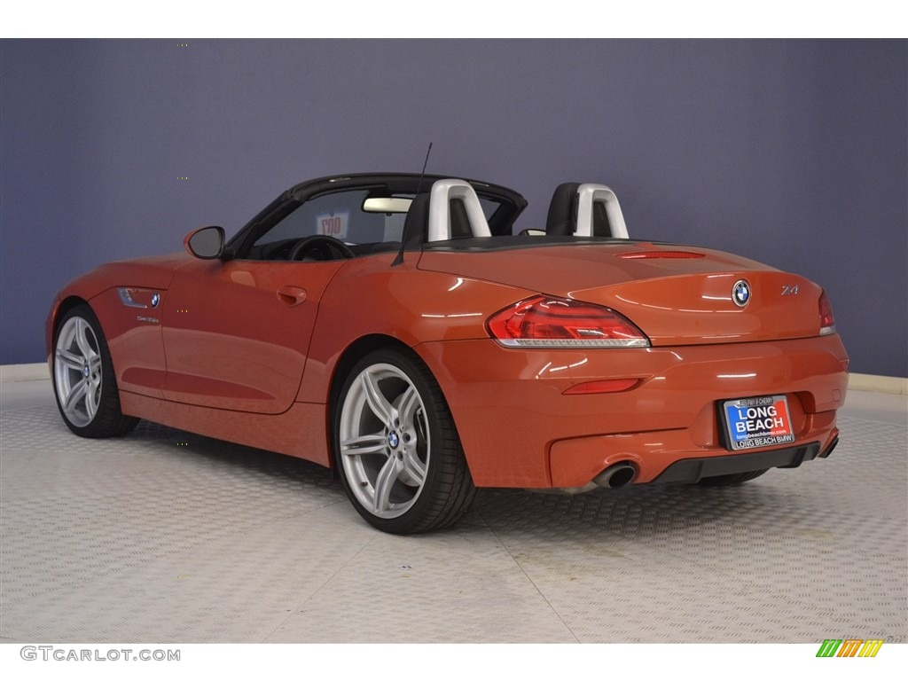 2014 Z4 sDrive35is - Valencia Orange Metallic / Hyper Orange Package Black/Orange photo #5