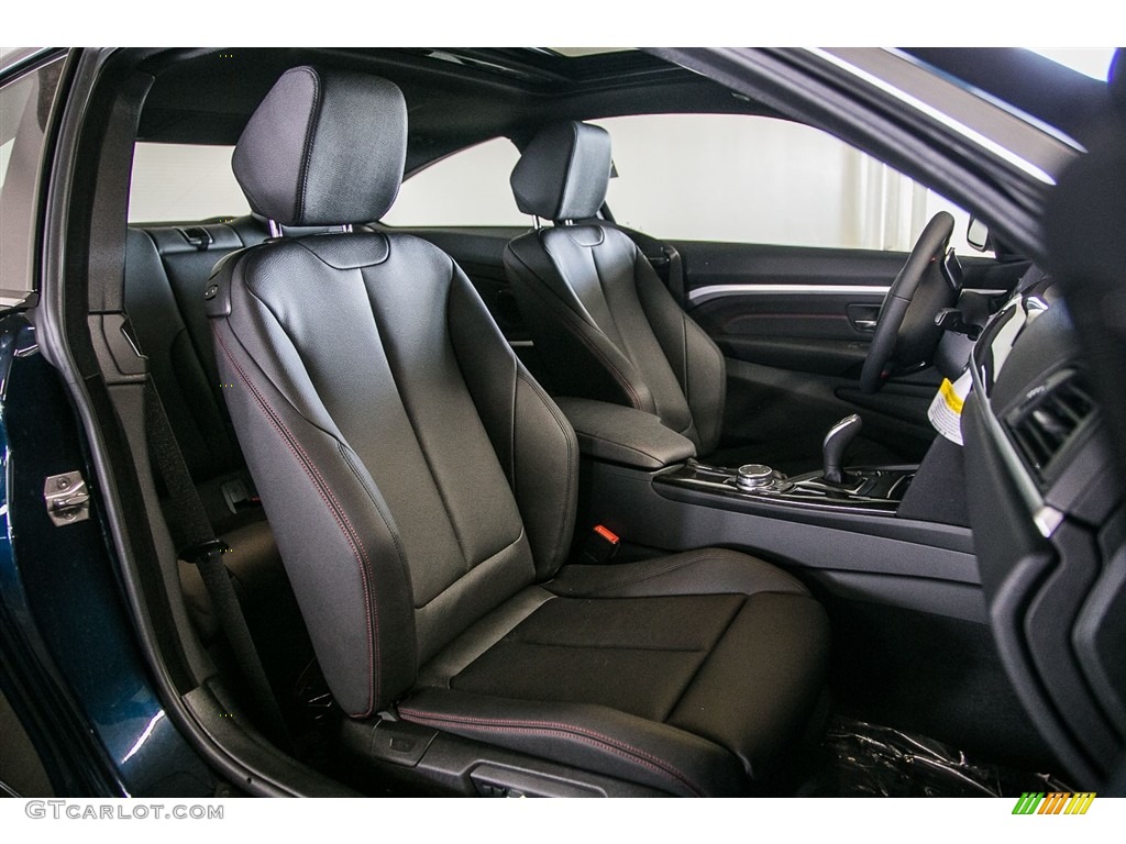 2017 4 Series 430i Coupe - Midnight Blue Metallic / Black photo #2