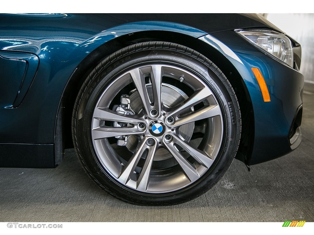 2017 4 Series 430i Coupe - Midnight Blue Metallic / Black photo #9
