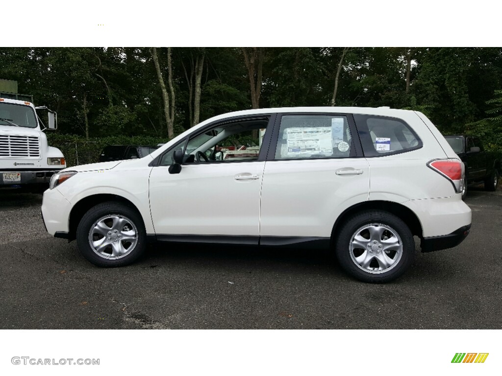 Crystal White Pearl 2017 Subaru Forester 2.5i Exterior Photo #116050620