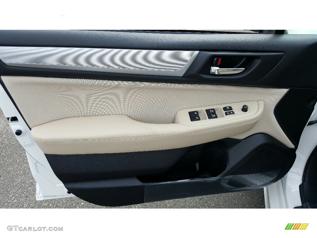 2017 Subaru Legacy 2.5i Premium Warm Ivory Door Panel Photo #116050716