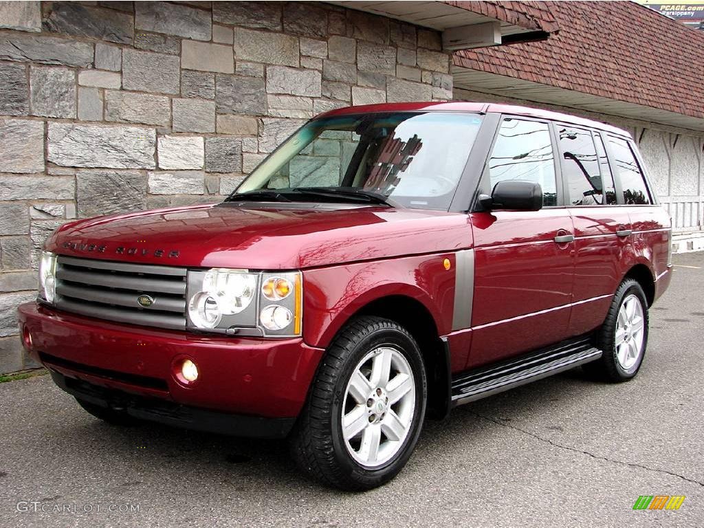 2004 Range Rover HSE - Alveston Red Metallic / Sand/Jet Black photo #3